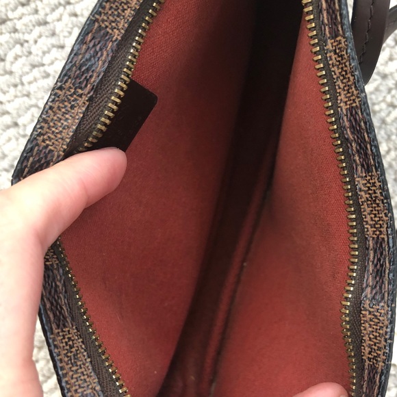 Louis Vuitton Pochette Damier check with d… - Picture 4 of 8